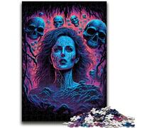 Puzzles for Teenagers Teens 1000pc Puzzle Fear of The Unknown Vibrant And Unique Design Relaxing & Challenging Puzzle Experience 50x75cm