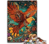 Puzzles for Teenagers Teens 1000pc Puzzle Flower Eagle for Educational Game Challenge Toy Deal As Gifts for The Whole Family 50x75cm
