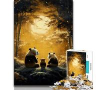 Puzzles for Teenagers Teens 1000pc Puzzle Galaxies Pandas,Learning Educational Toys Family Games Unique Birthday And Gifts 38X26CM