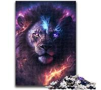 Puzzles for Teenagers Teens 1000pc Puzzle Galaxy Storm Lion Help The Brain Exercise Addictive Toys to Cultivate Patience Suitable for Couples 50x75cm
