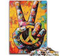 Puzzles for Teenagers Teens 1000pc Puzzle Graffiti Retro Pop Art Hand Vibrant And Unique Design Relaxing & Challenging Puzzle Experience 50x75cm