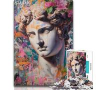 Puzzles for Teenagers Teens 1000pc Puzzle Greek God Apollo,Artistic Wall Decor & Birthday Gift Idea for Friends,Home Office (38x26cm)