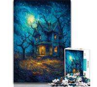 Puzzles for Teenagers Teens 1000pc Puzzle Halloween Skeleton Landscape,Learning Educational Toys Family Games Unique Birthday And Gifts (38x26cm)