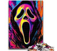 Puzzles for Teenagers Teens 1000pc Puzzle Horror Movies Stress Reliever Staycation Kill Time with Matching Poster And Trivia Sheet 26x38cm
