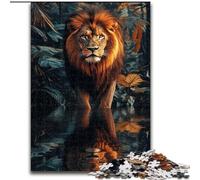 Puzzles for Teenagers Teens 1000pc Puzzle Jungle Lion, Games Toys Gift Unique Birthday And Gifts for And Age 14 Years Up (Size 50x75cm)