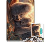 Puzzles for Teenagers Teens 1000pc Puzzle Koala,for Educational Game Challenge Toy Birthday Present,Gifts,Wall Art 38x26cm