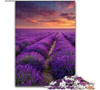 Puzzles for Teenagers Teens 1000pc Puzzle Lavender Garden, for And from 14 Years And over Educational Learning Toys Family Games Birthday Present 50x75cm