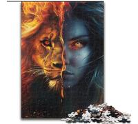 Puzzles for Teenagers Teens 1000pc Puzzle Leo Woman, for Educational Game Challenge Toy Unique Home Decor And Gifts (Size 26x38cm)