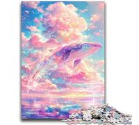 Puzzles for Teenagers Teens 1000pc Puzzle Magical Whale Educational Stress Relief Toy Parent-child Interaction for And Age 14 38x26cm
