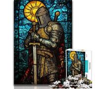 Puzzles for Teenagers Teens 1000pc Puzzle Medieval Knights,Challenging Game Toys for Is Ideal As A Gift for The Whole Family (38x26cm)