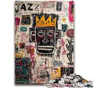 Puzzles for Teenagers Teens 1000pc Puzzle Modern Art by Basquiat, Stress Relief Toys Unique Birthday And Gifts for Ages 14+ 50X75CM