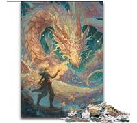 Puzzles for Teenagers Teens 1000pc Puzzle Mysterious Dragon, Stress Relief Toys Unique Birthday And Gifts for Ages 14+ (Size 50x75cm)
