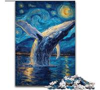 Puzzles for Teenagers Teens 1000pc Puzzle Mysterious Whale, Family Activity Unique Home Decor And Gifts for Ages 14+ (Size 26x38cm)