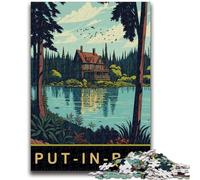Puzzles for Teenagers Teens 1000pc Puzzle Put In Bay Ohio Educational Stress Relief Toy Parent-child Interaction for And Age 14 (size 38x26cm)