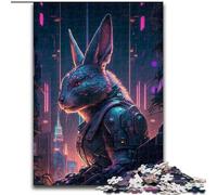 Puzzles for Teenagers Teens 1000pc Puzzle Rabbit Human, Educational Toys for Is Ideal As A Gift for The Whole Family for And 14 Years Old (Size 50x75cm)