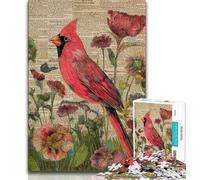 Puzzles for Teenagers Teens 1000pc Puzzle Red Bird,Learning Educational Toys Family Games Unique Birthday And Gifts (75x50cm)