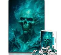 Puzzles for Teenagers Teens 1000pc Puzzle Skeleton Art,Learning Educational Toys Family Games Unique Birthday And Gifts (75x50cm)