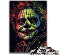 Puzzles for Teenagers Teens 1000pc Puzzle Skeleton Clown Toys Educational Games Stress Relieving Artists Collection, Fine Art 26x38cm