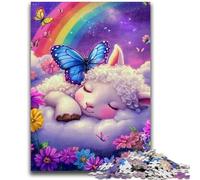 Puzzles for Teenagers Teens 1000pc Puzzle Sleeping Sheep Help The Brain Exercise Addictive Toys to Cultivate Patience Suitable for Couples 50x75cm