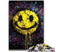 Puzzles for Teenagers Teens 1000pc Puzzle Smiling Emoticon Challenging Game And Family Play Wall Decoration Unique Birthday And Xmas Gifts 38x26cm