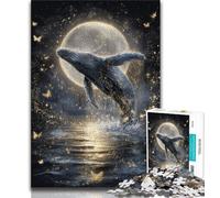 Puzzles for Teenagers Teens 1000pc Puzzle Space Whale,Artistic Wall Decor & Birthday Gift Idea for Friends,Home Office (38x26cm)