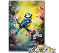 Puzzles for Teenagers Teens 1000pc Puzzle Sparrow on The Tree Help The Brain Exercise Addictive Toys to Cultivate Patience Suitable for Couples 50x75cm
