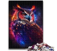 Puzzles for Teenagers Teens 1000pc Puzzle Star Owl Vibrant And Unique Design Relaxing & Challenging Puzzle Experience 50x75cm