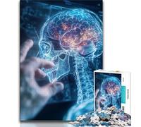 Puzzles for Teenagers Teens 1000pc Puzzle Storm Brain,Challenging Game Toys for Is Ideal As A Gift for The Whole Family (75x50cm)