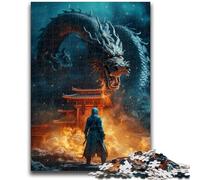 Puzzles for Teenagers Teens 1000pc Puzzle The Dragon Lord Help The Brain Exercise Addictive Toys to Cultivate Patience Suitable for Couples 50x75cm