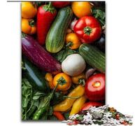 Puzzles for Teenagers Teens 1000pc Puzzle Vegetables Collection, Challenging Game And Family Play with Fully Interlocking Randomly Shaped Pieces (Size 50x75cm)