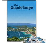 Puzzles for Teenagers Teens 1000pc Puzzle Visit Guadeloupe, Analysis And Logic with Fully Interlocking Randomly Shaped Pieces for And Age 14 Years Up 50x75cm