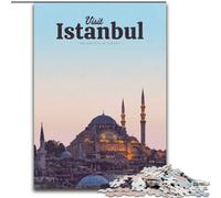 Puzzles for Teenagers Teens 1000pc Puzzle Visit Istanbul for Age 14+ Challenging To Complete But Fun And Humorous Great Gifts And Toys (26x38cm) 1000pcs