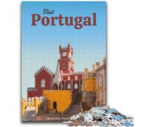 Puzzles for Teenagers Teens 1000pc Puzzle Visit Portugal Vibrant And Unique Design Relaxing & Challenging Puzzle Experience (size 38x52cm)