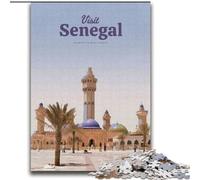 Puzzles for Teenagers Teens 1000pc Puzzle Visit Senegal, Analysis And Logic with Fully Interlocking Randomly Shaped Pieces for And Age 14 Years Up 75x100cm