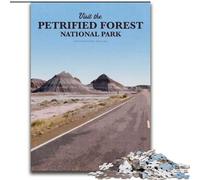 Puzzles for Teenagers Teens 1000pc Puzzle Visit The Petrified Forest, Analysis And Logic with Fully Interlocking Randomly Shaped Pieces for And Age 14 Years Up 26x38cm
