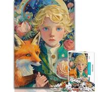 Puzzles for Teenagers The Little Prince And The Fox Jigsaw Puzzles for Teenagers 1000 Piece,Educational Game for Birthday, Chrismas for Ages 14+ 26x38cm