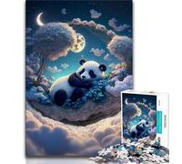 Puzzles for Teenagers The Mystic Panda 1000 Pieces Jigsaw Puzzle for Adults& Teens,Stress Reliever Staycation Kill Time Funny Gift (50x75cm)