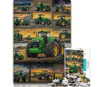 Puzzles for Teenagers Tractor Collage Puzzles for Adults 1000 Pieces,Toys Educational Games Stress Relieving Enhance Love between Couples (50x75cm)