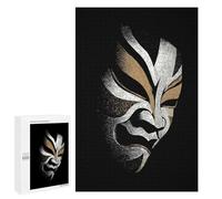 Puzzles for Teenagerss 1000 PCS Abstract Mask Illustration Jigsaw Puzzle Toy Wall Decor Home Decoration Unique Birthday And Xmas Gifts 1000 PCS