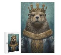 Puzzles for Teenagerss 1000 PCS Anthropomorphic Sea Otter Jigsaw Puzzle Toy Wall Decor Home Decoration Unique Birthday And Xmas Gifts 1000 PCS