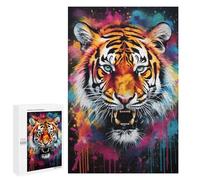 Puzzles for Teenagerss 1000 PCS Bengal Tiger Banksy Art Jigsaw Puzzle Toy Wall Decor Home Decoration Unique Birthday And Xmas Gifts 1000 PCS