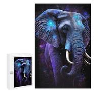 Puzzles for Teenagerss 1000 PCS Cosmic Elephant Art Print-17 Jigsaw Puzzle Relax Games Perfect Decoration Unique Birthday And Xmas Gifts 1000 PCS