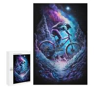 Puzzles for Teenagerss 1000 PCS Cosmic Mountain Bike Adventure Jigsaw Puzzle Relax Games Perfect Decoration Unique Birthday And Xmas Gifts 1000 PCS
