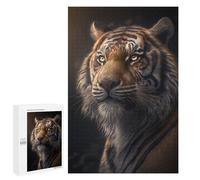 Puzzles for Teenagerss 1000 PCS Da Vinci Tiger Jigsaws for Adults Relaxing Games Difficult Challenge Fun Activities at Home 1000 PCS