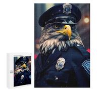 Puzzles for Teenagerss 1000 PCS Eagle Police Officer Jigsaws for Adults Relaxing Games Difficult Challenge Fun Activities at Home 1000 PCS