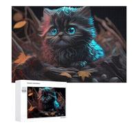 Puzzles for Teenagerss 1000 PCS Enchanted Forest Whiskers -1 Jigsaw for Adults Relax Games Perfect Decoration Fun Activities at Home 1000 PCS