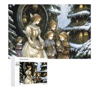 Puzzles for Teenagerss 1000 PCS Enchanted Winter Wonderland Teenagers Puzzles Relaxing Games Presents for Women Fun Activities at Home 1000 PCS