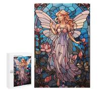 Puzzles for Teenagerss 1000 PCS Fairy Stained Glass Jigsaw Puzzle Toy Wall Decor Home Decoration Unique Birthday And Xmas Gifts 1000 PCS