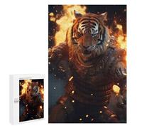 Puzzles for Teenagerss 1000 PCS Fighting Warrior Tiger Jigsaw Puzzle Toy Wall Decor Home Decoration Unique Birthday And Xmas Gifts 1000 PCS