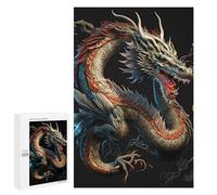 Puzzles for Teenagerss 1000 PCS Flying Dragon Jigsaws for Adults Relaxing Games Difficult Challenge Fun Activities at Home 1000 PCS